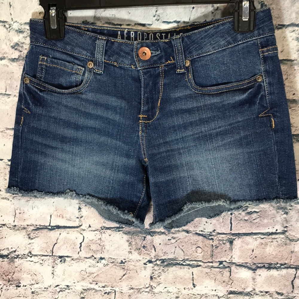 Aeropostale Midi Jean Shorts Size 0